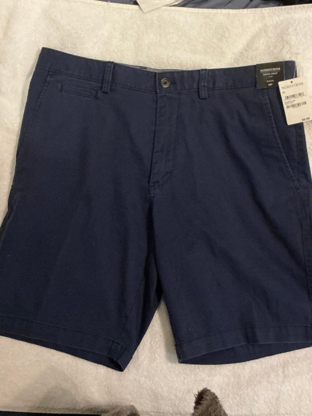 Nordstrom Mens Shorts - Navy - Slim Fit/36 W